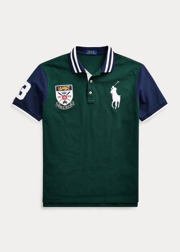 Men's Polo Ralph Lauren Rowing-Crest Big Pony Polo Shirts | 703918PUM